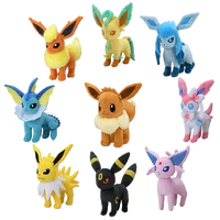 Eevee Family Pokemon Plush Toys Set - Sylveon Umbreon Vaporeon Flareon Pikachu Stuffed Dolls Exquisite Kids Xmas Gift 1