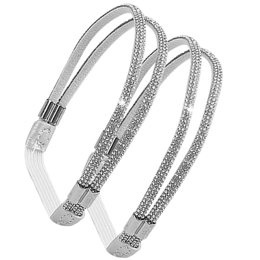 

Detachable Shoe Straps Heels Women Crystal Shoe Belt Anti Slip Shoe Band Rhinestone Adjustable Shoelaces Replacement Ankle
