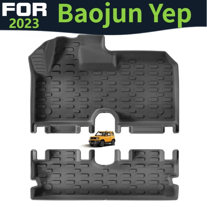 מזרנים לרכב Baojun Yep 2023 הגנה מכל מזג אוויר עמיד למים מזרנים לרכב TPE אביזרים ניקוי קל