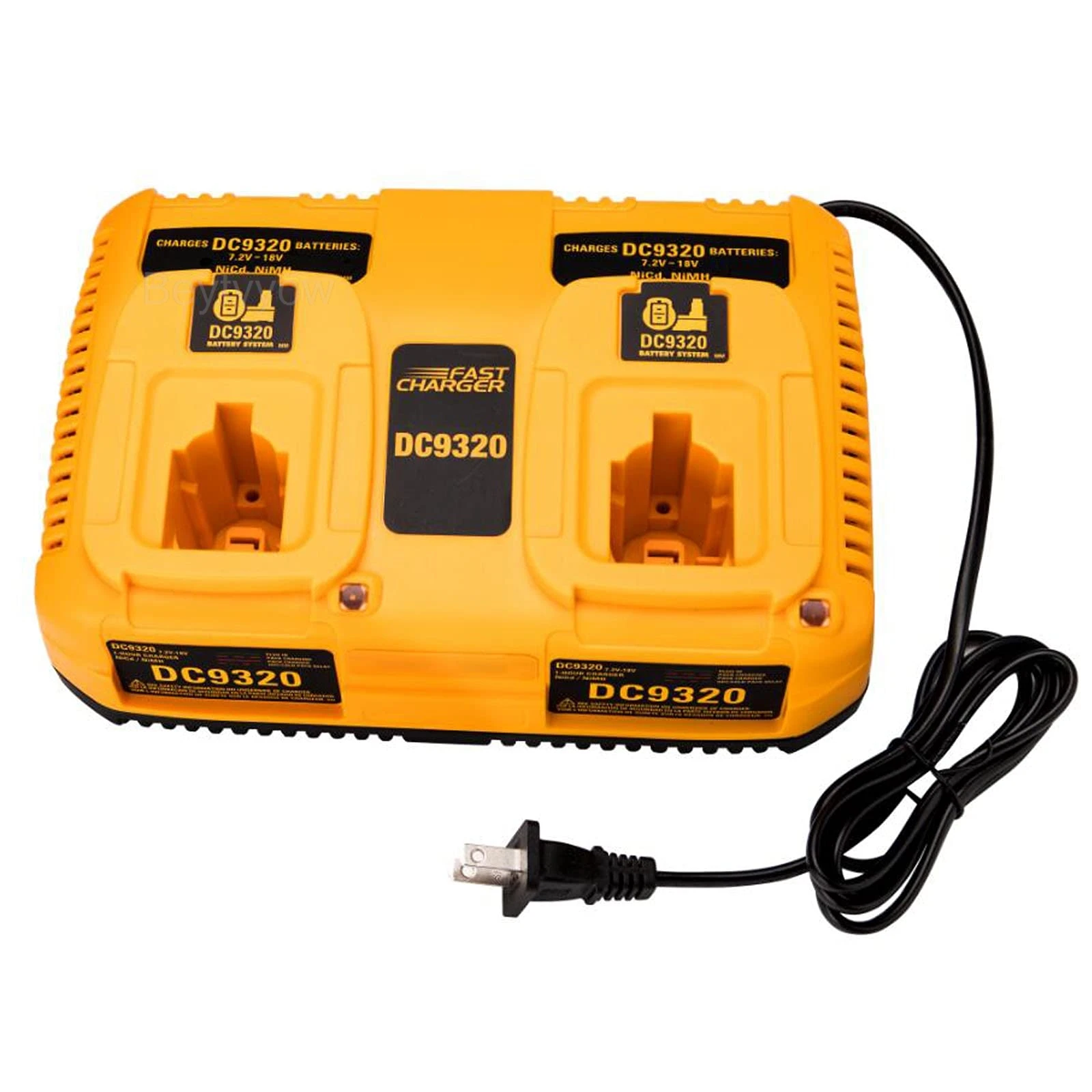 DC9320 Battery Charger for Dewalt 18V 14.4V 7.2V XRP Batteries 2- Ports Rapid Ch