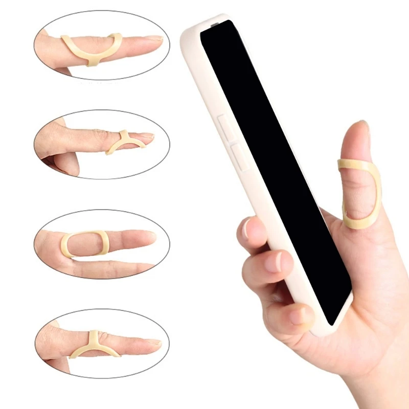 Oval Finger Splints 5Pcs Finger Support Brace for Thumb Index Middles