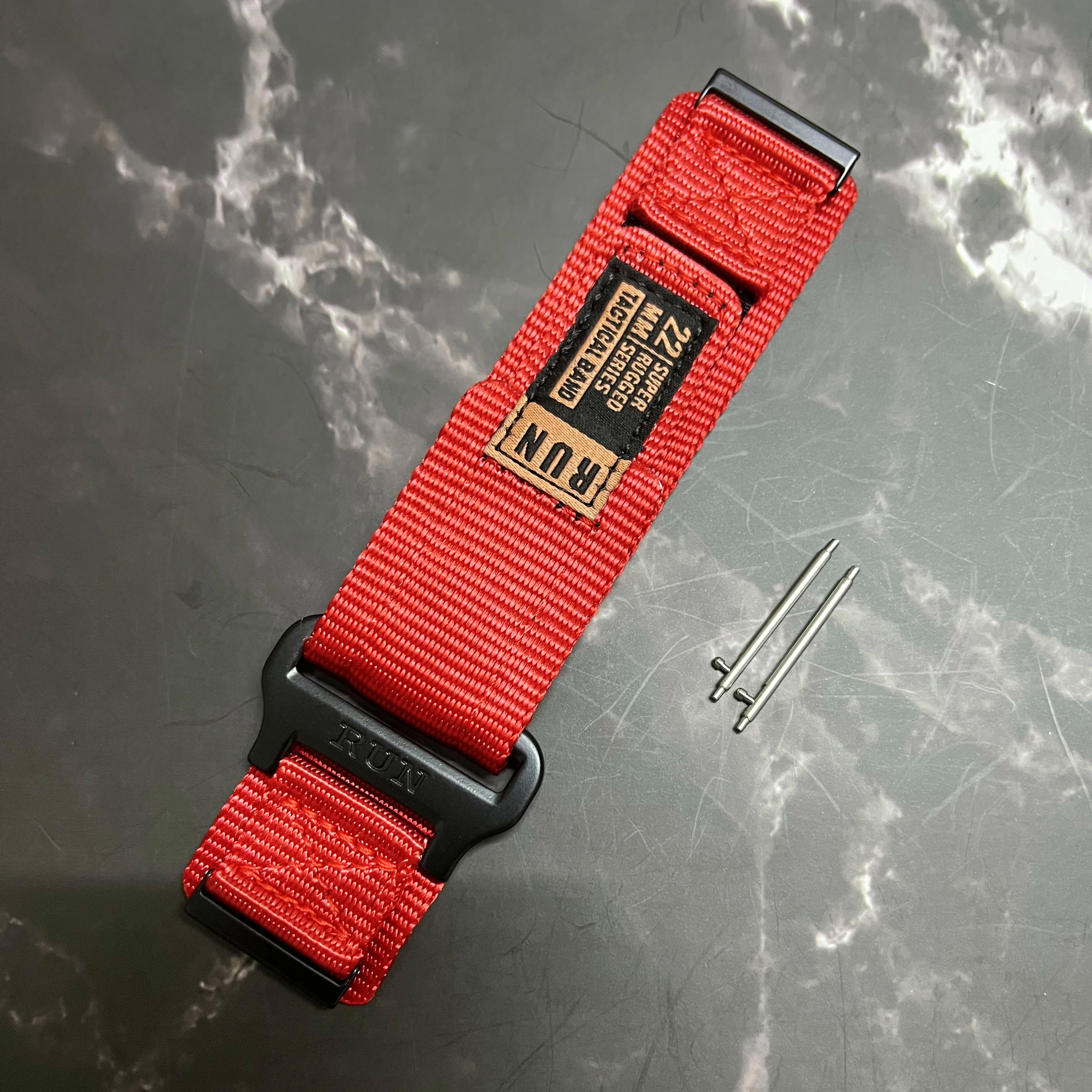 Premium 24mm Nylon Loop Strap Bracelet | Easy Fit & Replaceable Wristband Belt