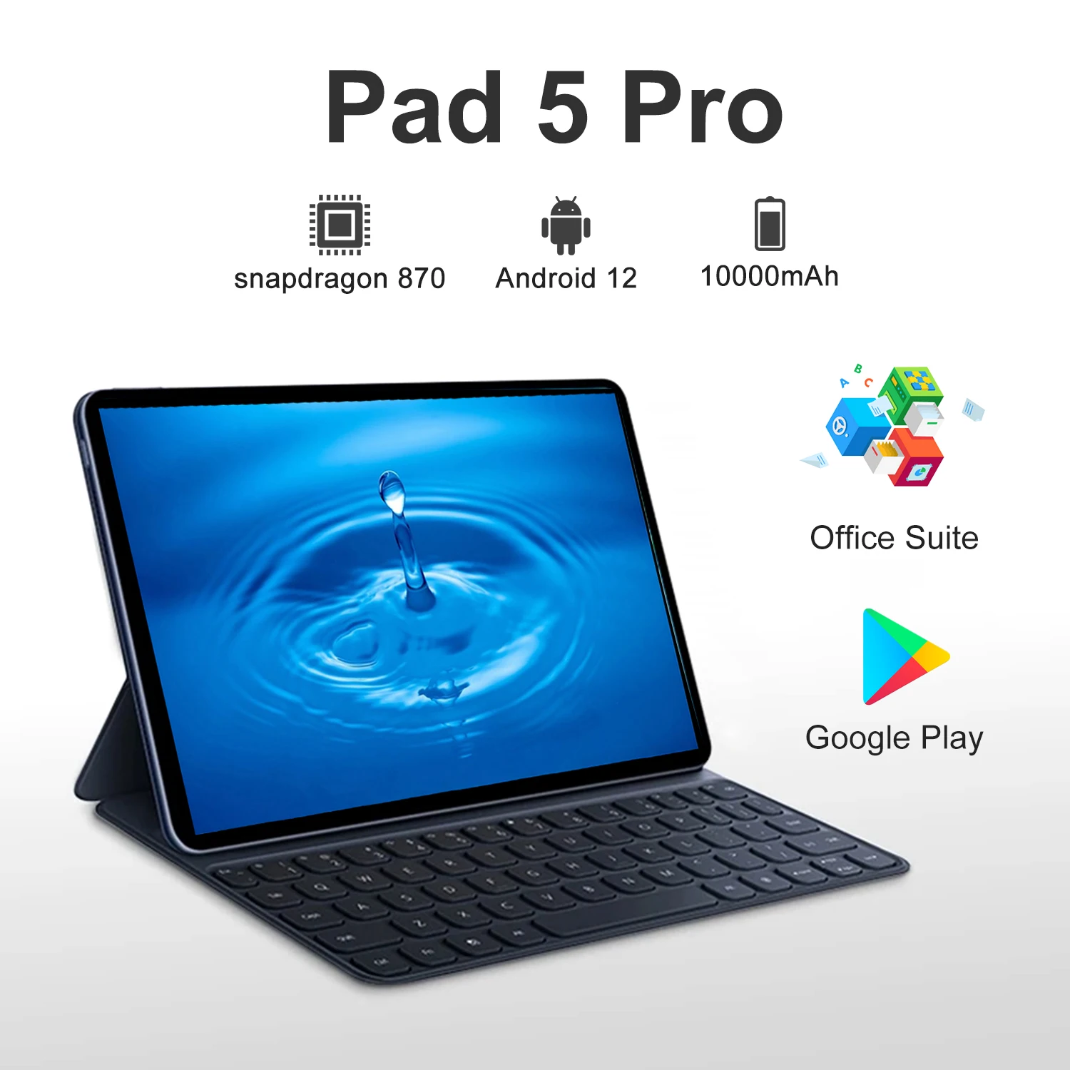 2023TabletAndroidPad5Pro101InchHD16G512GBGlobalTablette5G