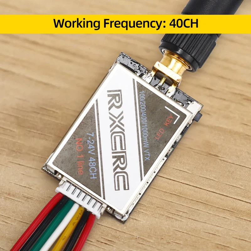 5.8GHz FPV VTX 1W/1.6W/2W Wireless Image Video Transmitter 5.8G 48CH 1000/1600/2000mW 2-6S For Long Range RC Airplane FPV Drone 5