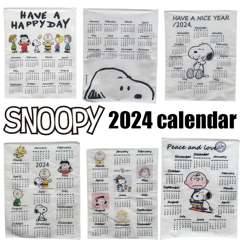 Snoopy 2024 календарь аниме настенная