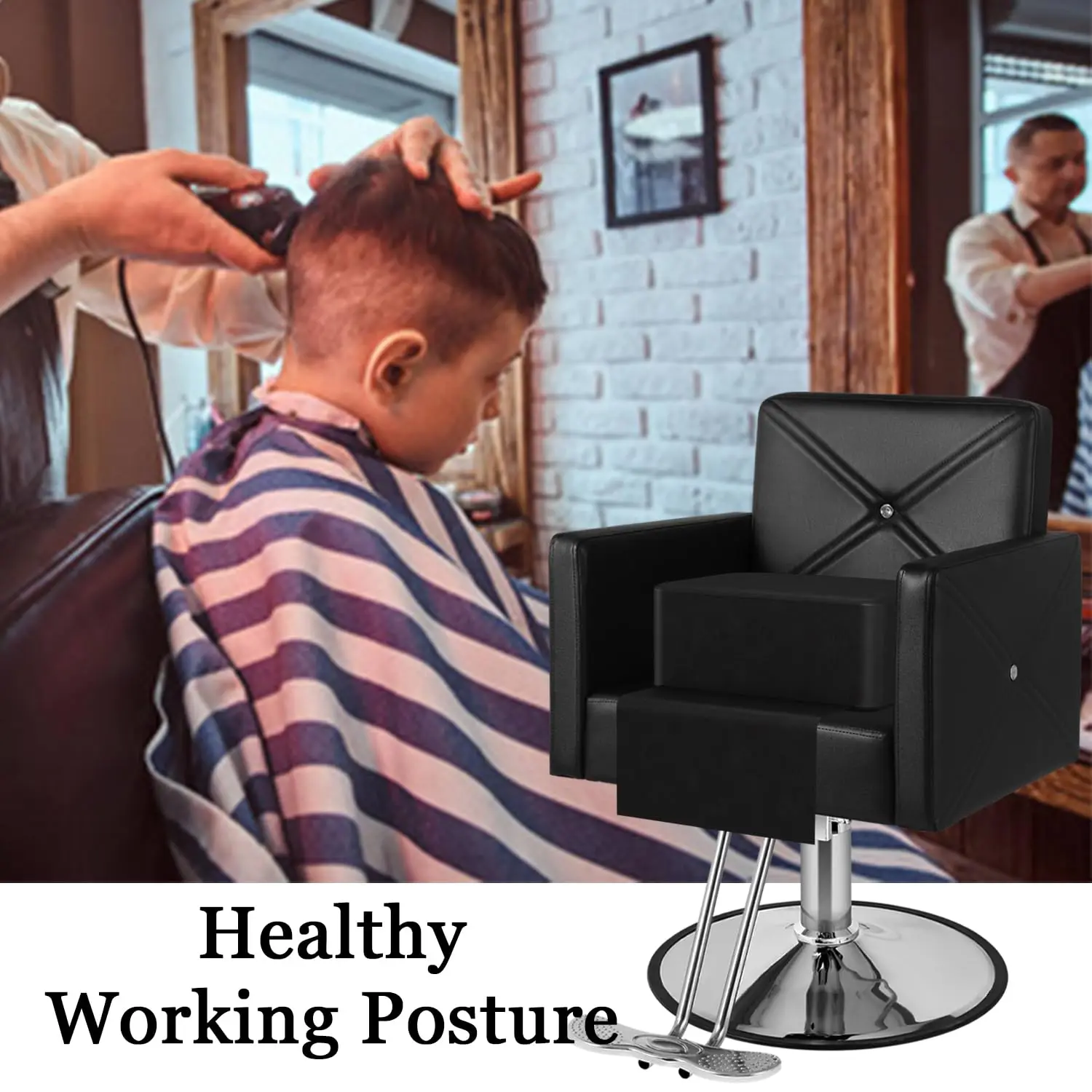 Salon Barber Child Booster Seat Kids Barber Shop Child Booster