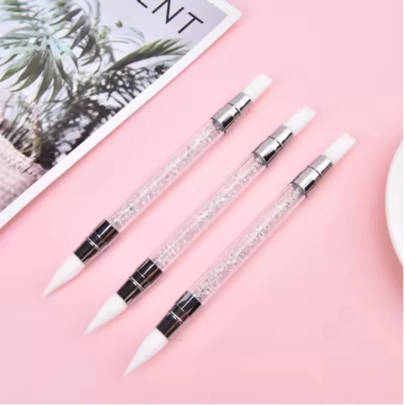 Double Head Silicone Nail Art Pen Carving Dotting