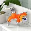 4-point universal faucet for household use, one to two anti freezing and splash proof kitchen dual control washing machine fauce 4