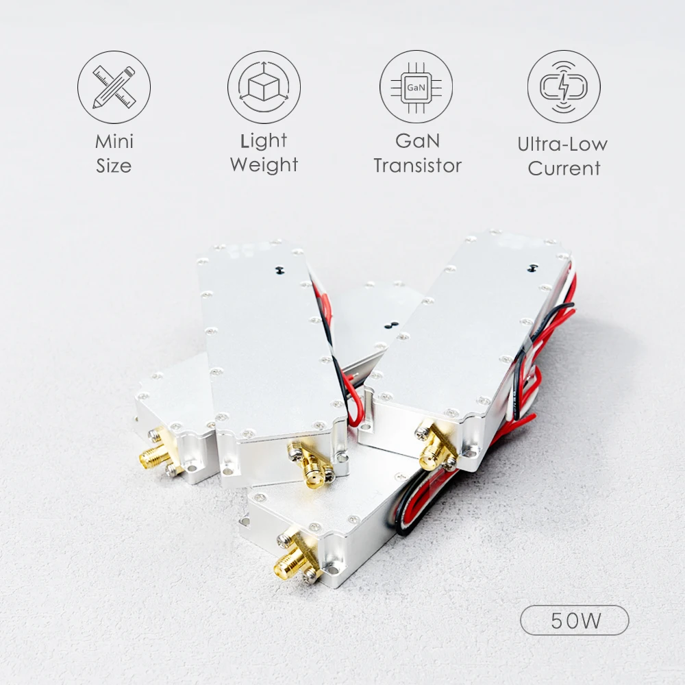 200-300MHz 50W GAN Module Power Amplifier RF Signal Module Signal Sweep Source