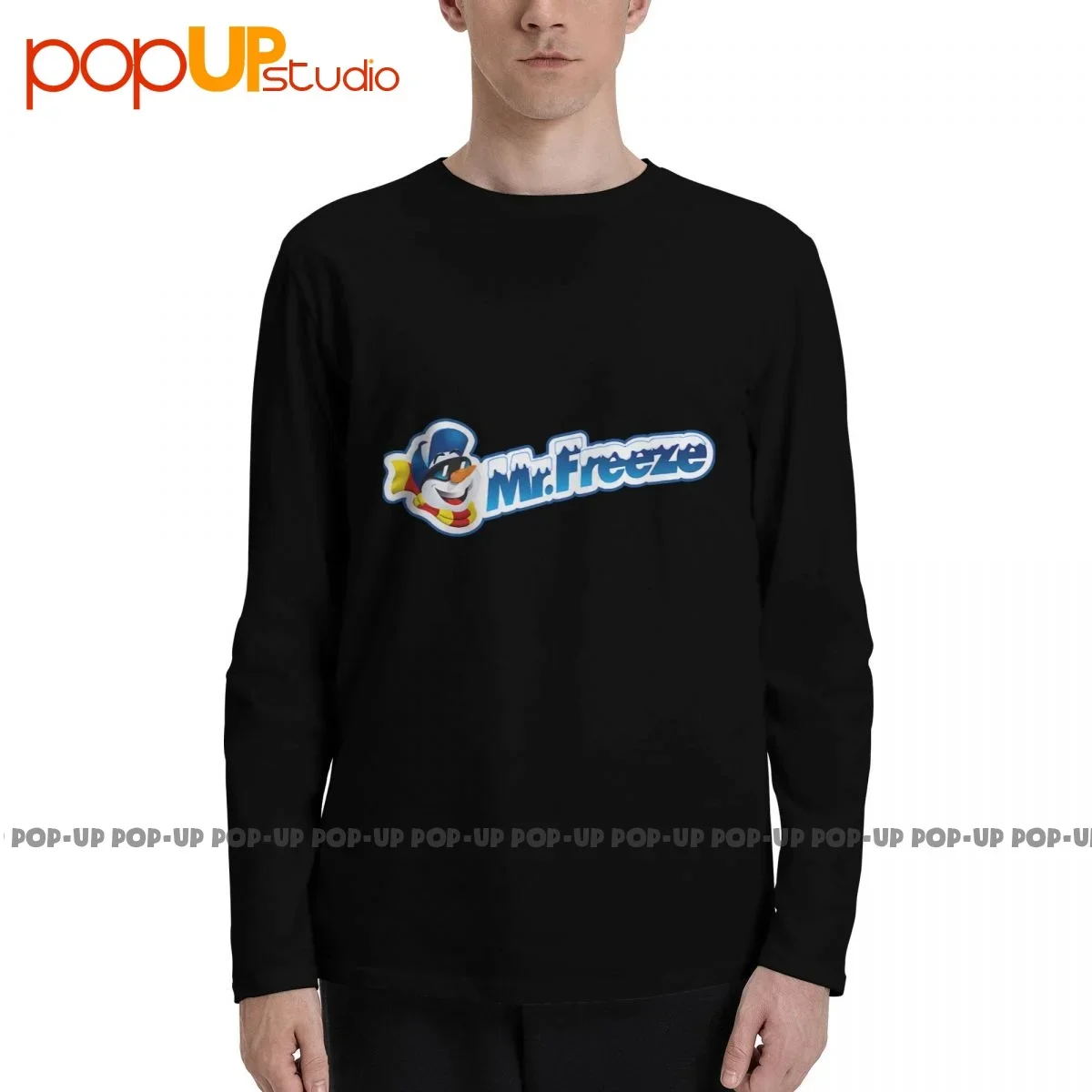 T-Shirt A Maniche Lunghe Mr Freeze T-Shirt Tee Best Casual Hip Hop Confortevole