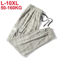 Plus Size Camouflage Cargo Pants Men 10XL 9XL 8XL 7XL 6XL Multi-Pockets Sweatpants Ice Silk Joggers Breathable Harem Trousers 1