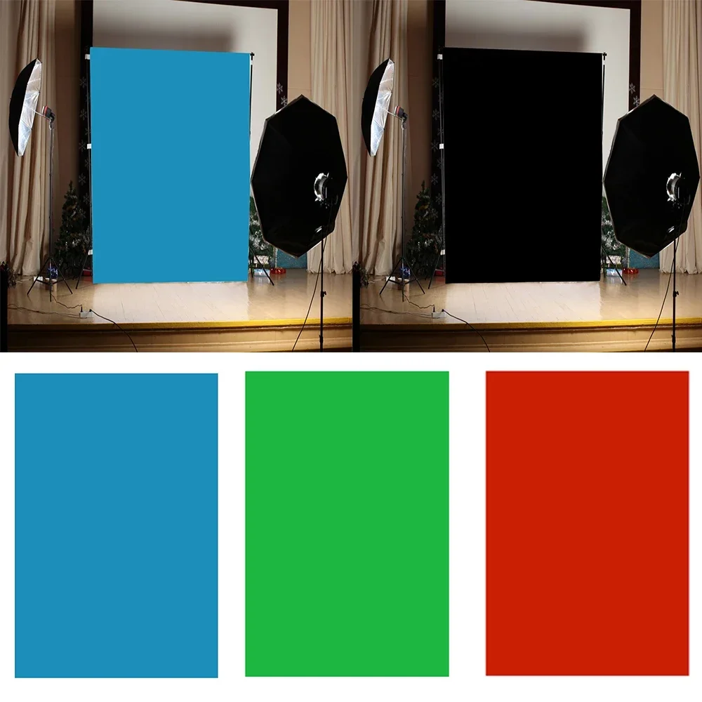 Photo Backdrop 100*150cm Photography Backdrop Non-woven Green Screen Backdrop Cloth Solid Color Photo Background Photo Studio Accessories