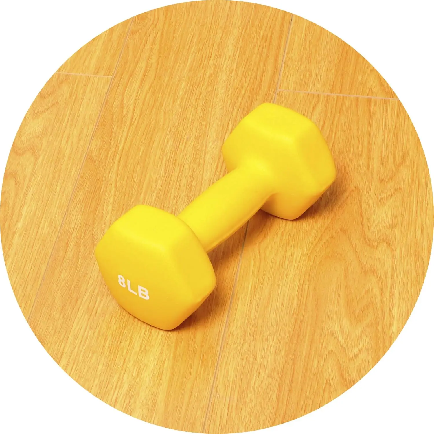 Hexagon dumbbell voorkomt rollen