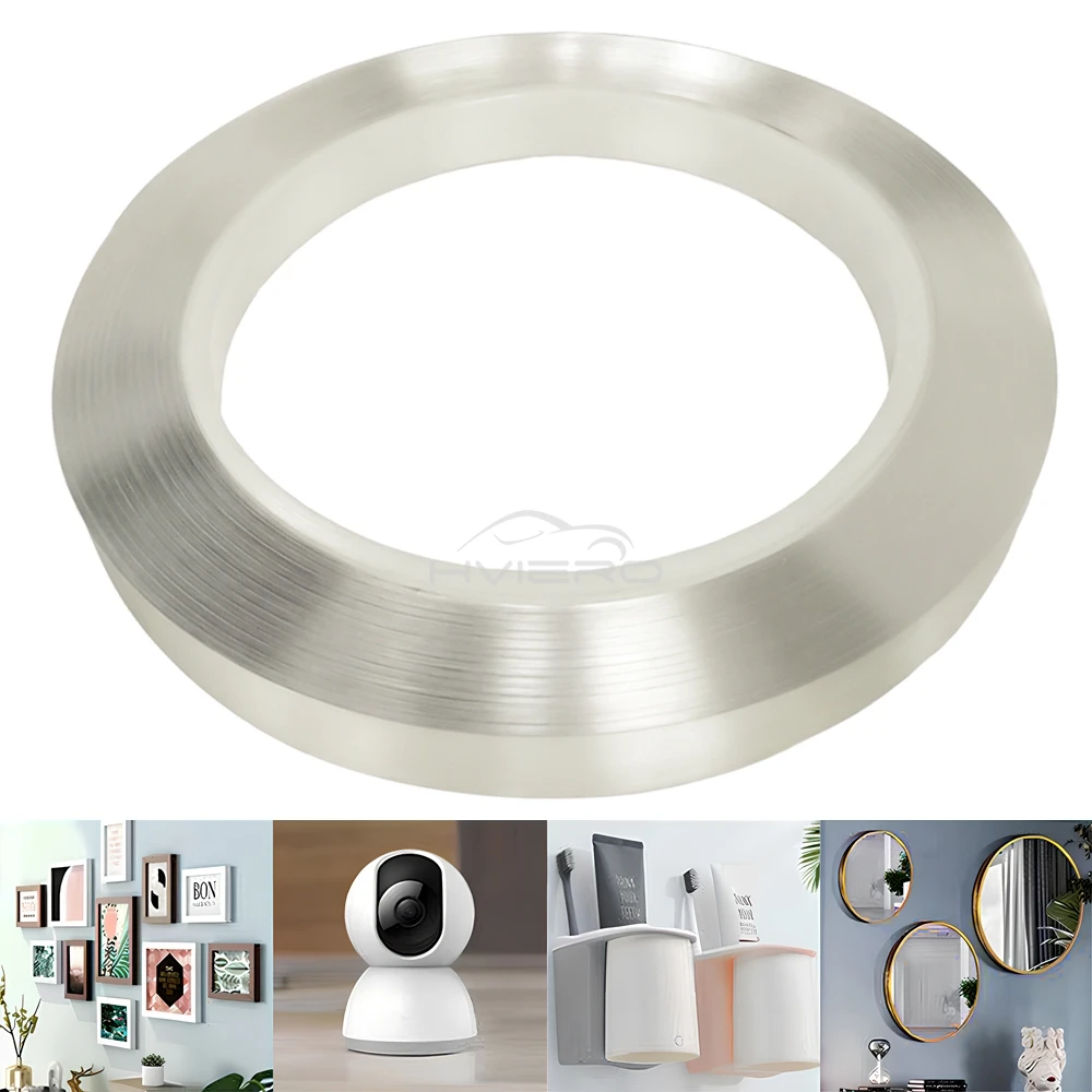 Nano Tracsless Double Sided Tape Transparent Reusable Waterproof Heat Adhesive Cleanable Car Special 1Pcs car double sided tape double sided tape car adhesive tape