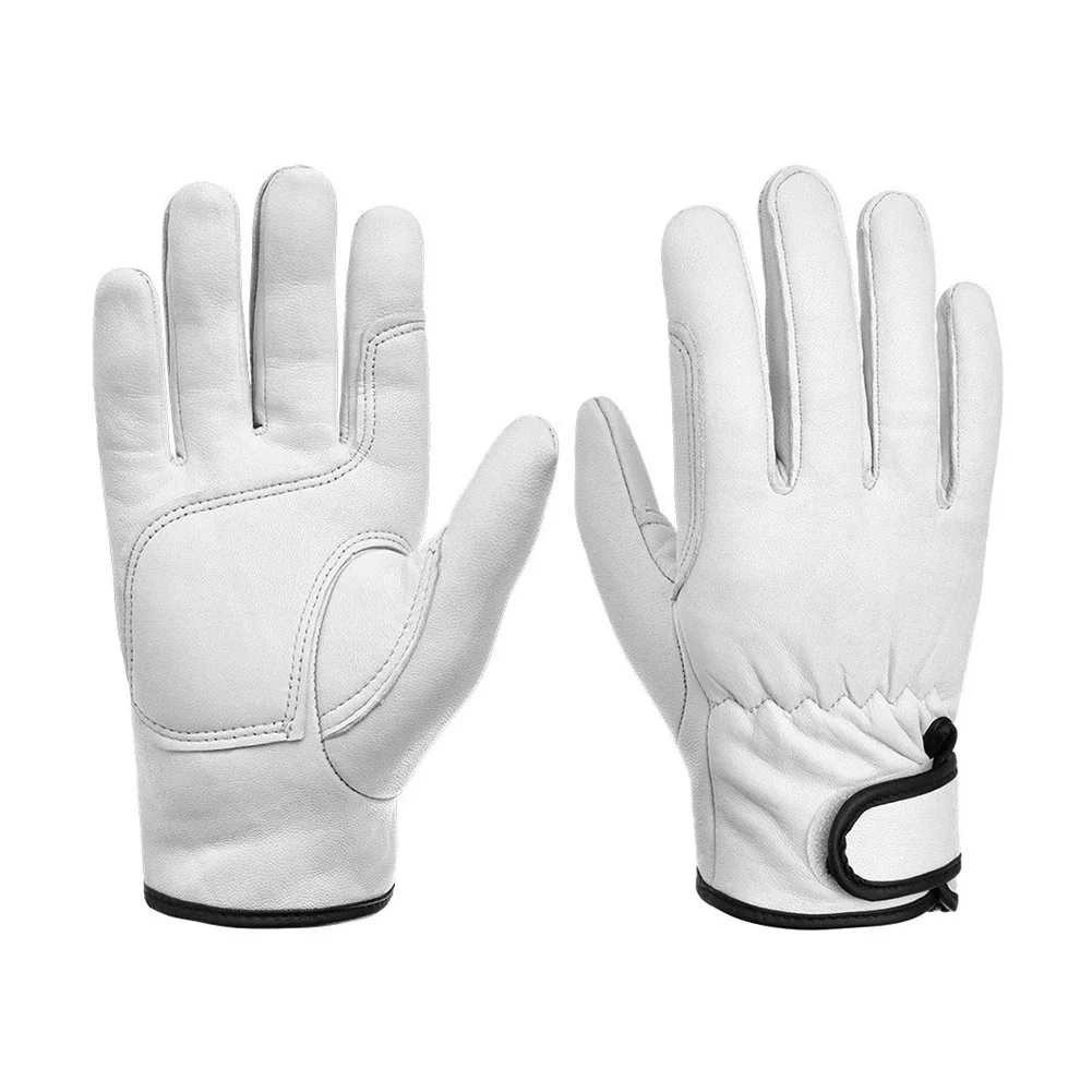 Men's Soft Cowhide Work Gloves for Versatile Protection and Comfort