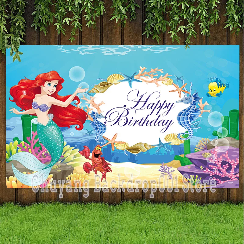 Photo Background Little Mermaid Little Mermaid Backdrop Little
