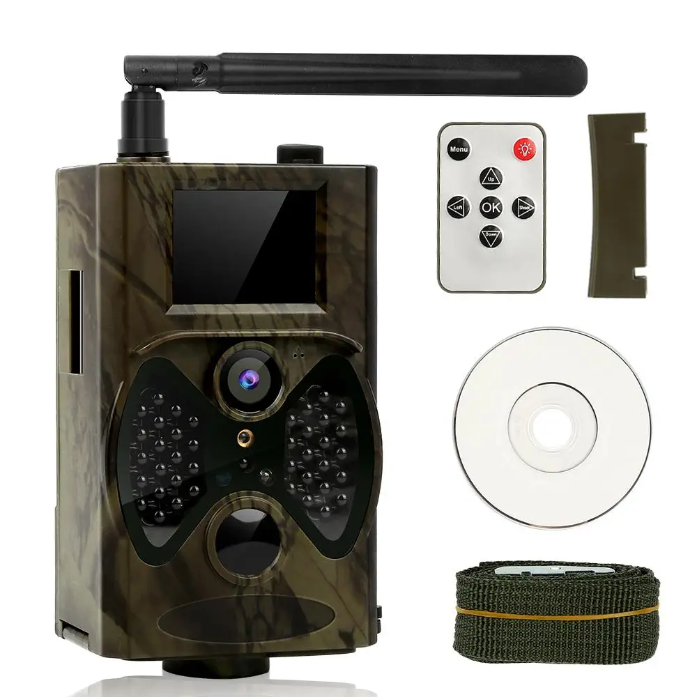 Caméra trail numérique 2G 12MP étanche MMS SMTP pour chasse surveillance faune et piégeage photo haute définition