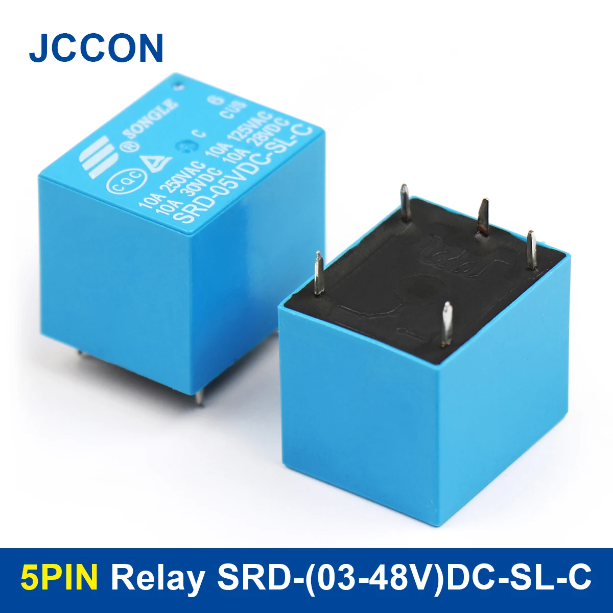 AANAN 5 Stück Relais SRD-Serie – 3V/5V/6V/9V/12V Produktbild-Vorschau 4