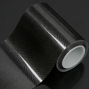 Pellicola in Fibra di Carbonio per Carrozzeria Auto, Rivestimento Vinilico Opaco, Adesivo Nero Lucido 3D 4D 5D 6D, Decorazione e Copertura per Auto