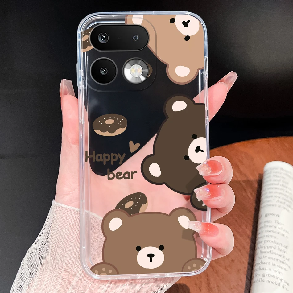 Stylish Soft Slim TPU Clear Silicone Phone Case - Lightweight Protective Cover