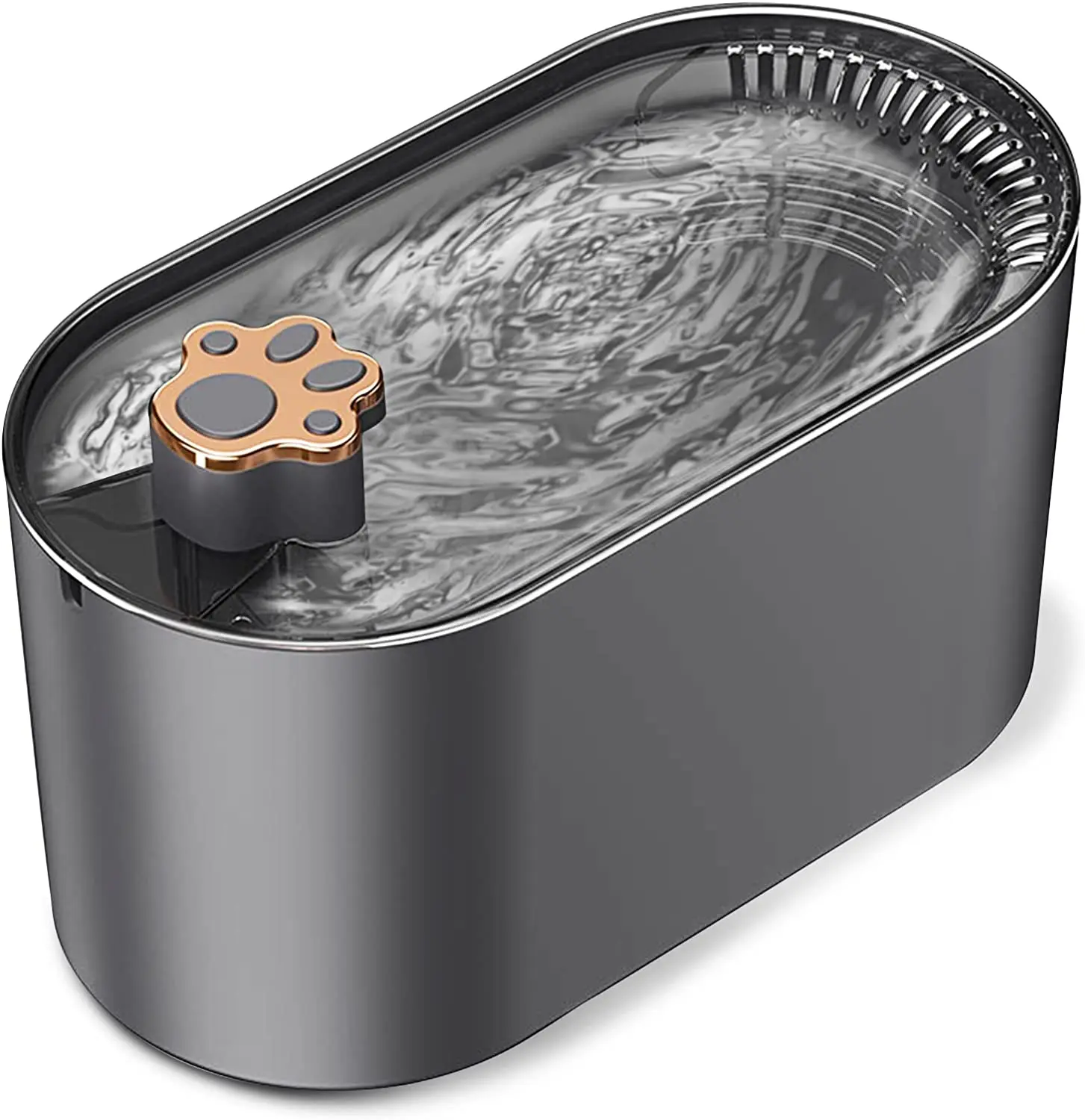 

Cat Water Fountain 101oz / 3L Ultra Quiet Pet Water Fountain for Cats Inside Water Dispenser with Filter and LED Light for Water
