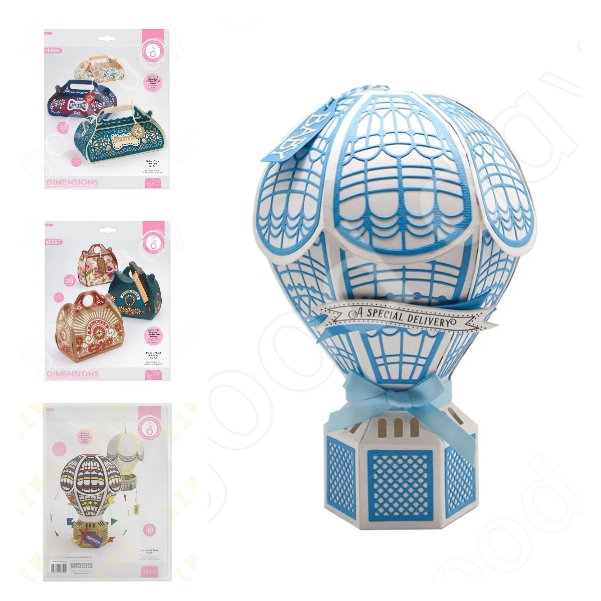 

Arrival 2022 New handbag and hot air balloon Metal Cutting Dies Scrapbook Diary Decoration Embossing Template DIY Handmade
