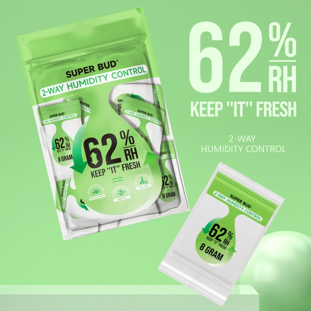 Humidity Control Packs for Herb and Flower Moisture Balance, 62% RH