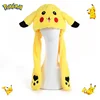 Baokemeng Cartoon Fisherman's Hat Pokemon Kawaii Pikachu Bonnet Male Hat Moving Rabbit Ears Pikachu Warm Hat Leisure Animal Hat 5
