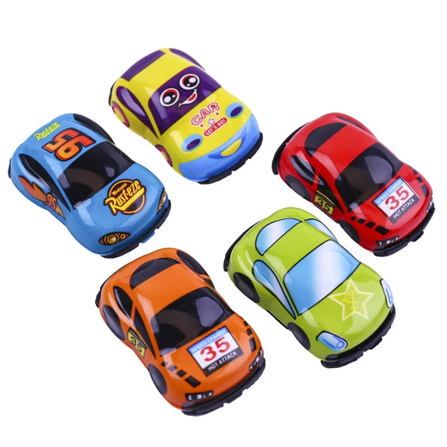 Modelo de carro de corrida infantil, mini modelos de carros, rodas de  fricção, desenhos animados fofos, brinquedos infantis engraçados -  AliExpress