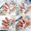 20tip Semi Cured Gel Nails Art Sliders Manicure UV LED Lamp Semi Cured Gel Design Nail Decals Waterproof Nail Sticker Decoration 3