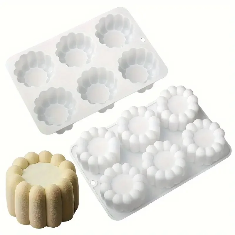 Square Flower Cake Mold for Mousse Desserts and Baking Non-Stick DIY Tool with Easy Release Perfect for Home Cake Decorating