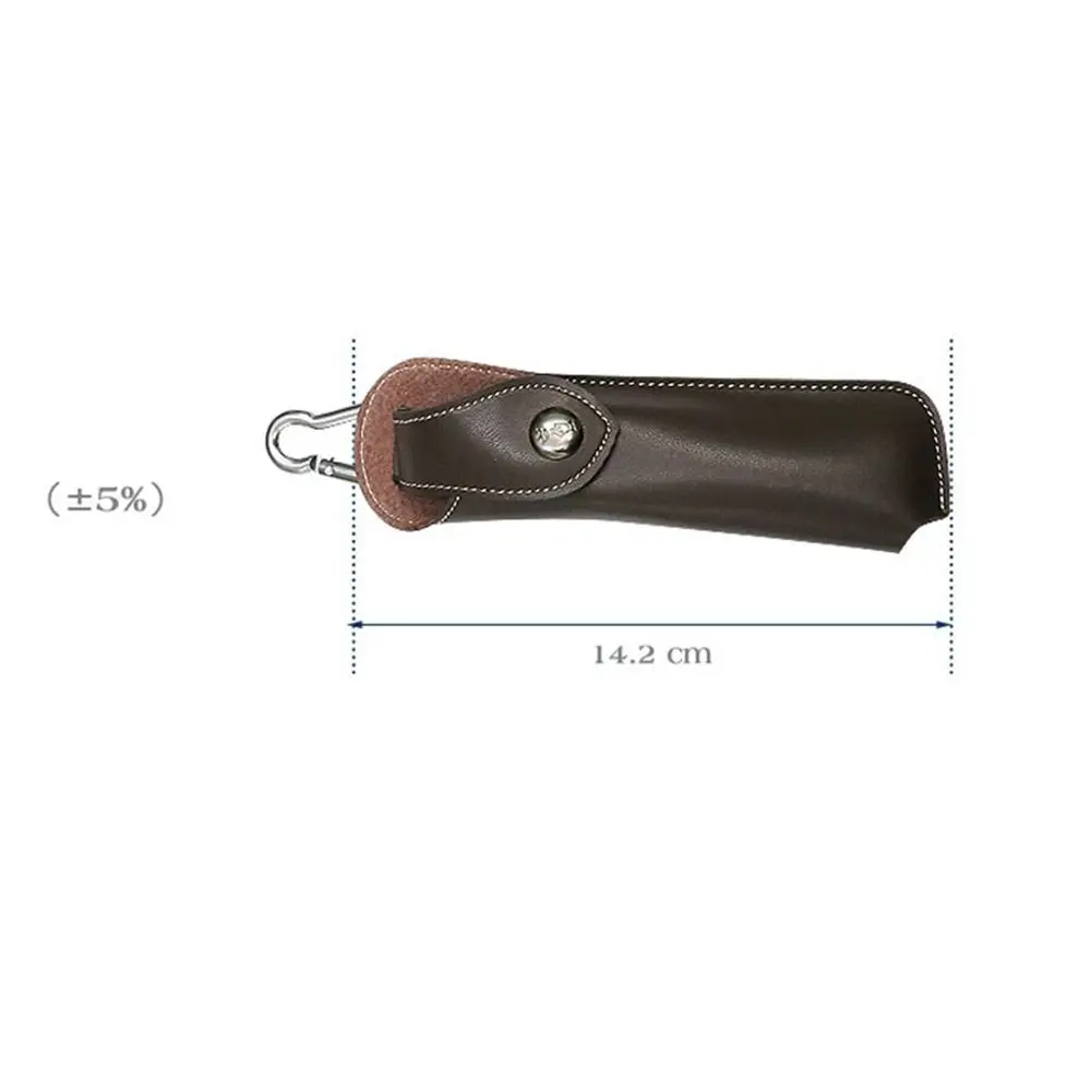 Flashlight Belt Loop Case Holder Leather Knife Sheath Protective Cover Pocket Hunt Camp Outdoor Carry Equipment