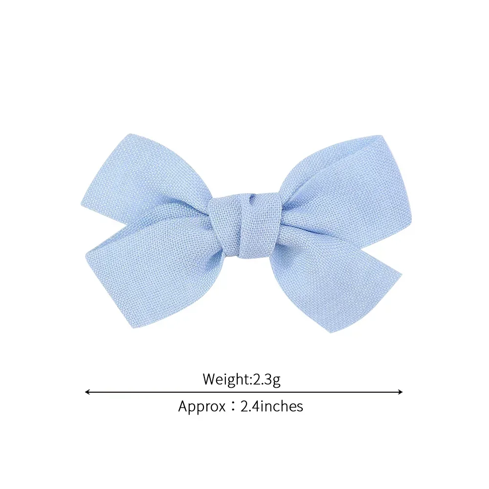 2Pcs Fashion Hairpins Baby Girl Princess Hair Bows Safe Hair Clip Barrettes for Infants Toddlers Kids Accessories