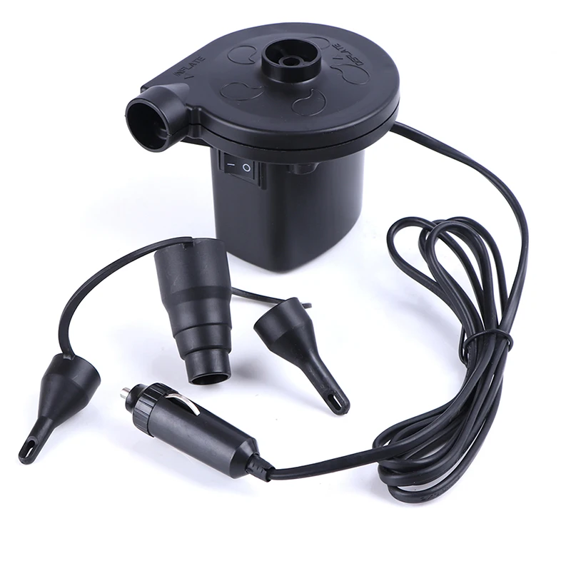 Car Inflatable Air Pump AC 12V For Camping Air Bed Inflate Boat Pump for Blower