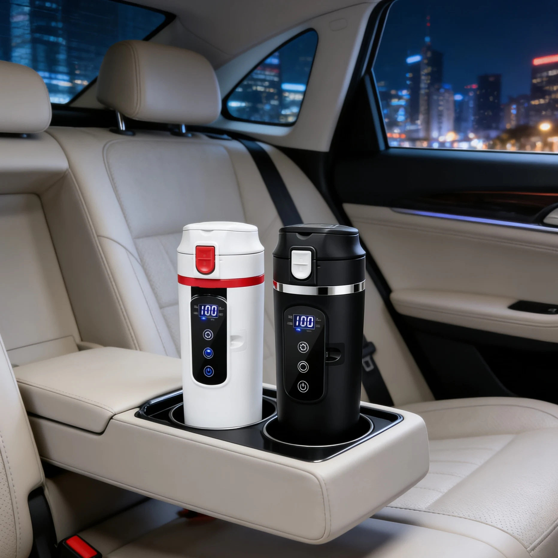 CarMounted Electric Kettle 304 Stainless Steel Liner Constant Temperature