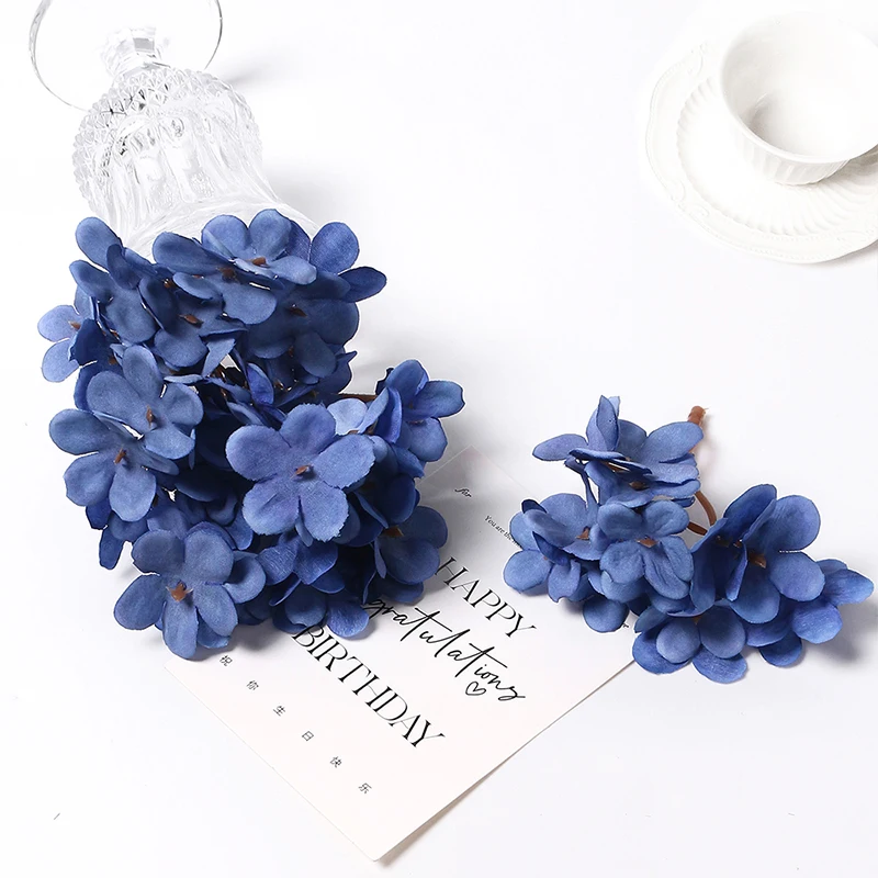 10/20pcs Mini Kunstblumen Zubehör für Wohnkultur Hochzeits dekoration Kunstblumen Blatt DIY Handwerk Girlande Zubehör – Detail 13