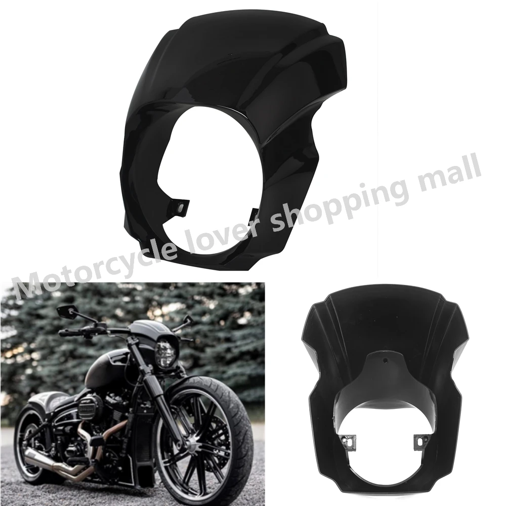 

Motorcycle Accessories Front Headlight Fairing Cover Windshield ABS Plastic For Harley Softail Breakout FXBRS FXBR 2018-2022
