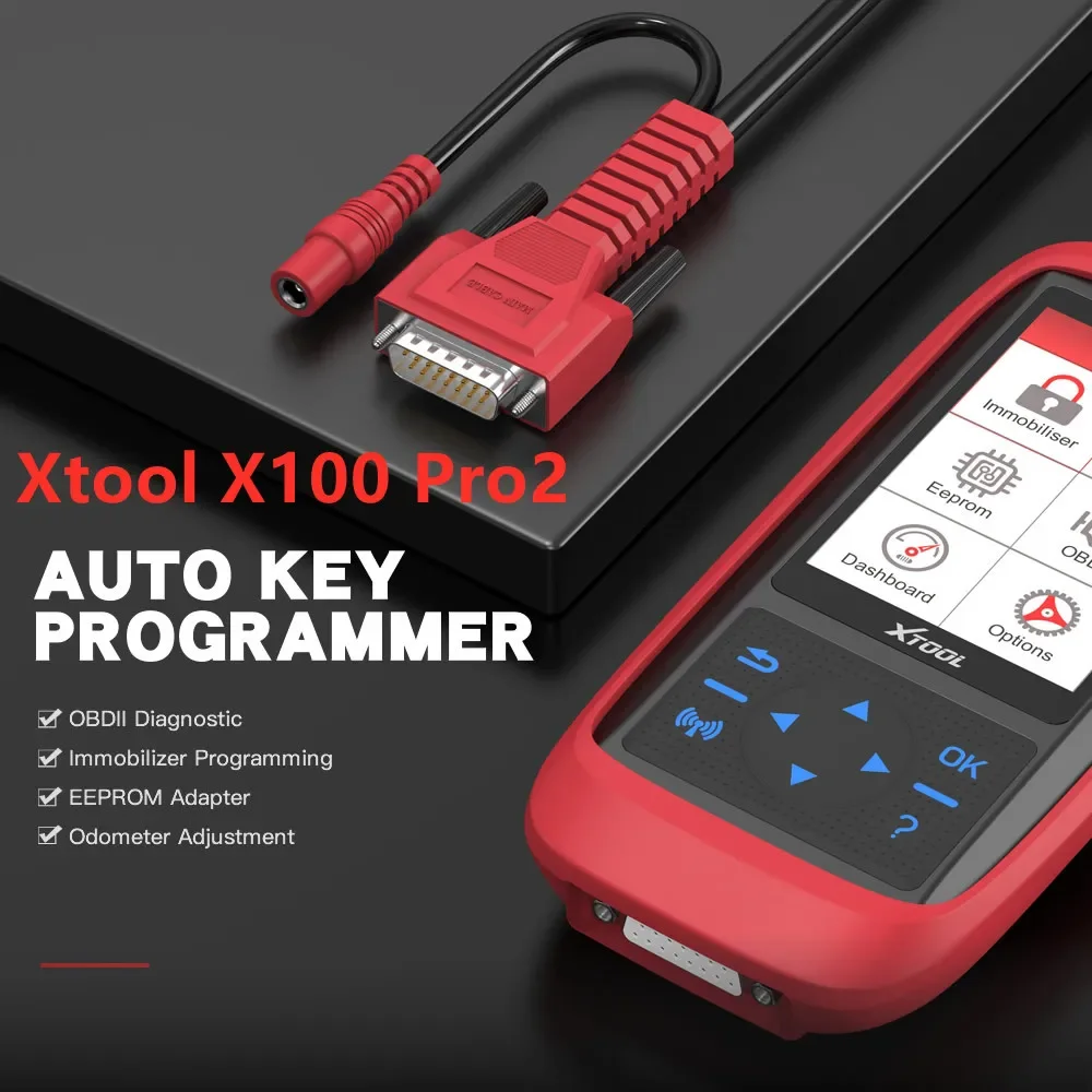 

A+ Xtool X100 Pro2 Auto Key ECU Programmer Mileage Adjustment X100 Pro 2 OBD2 Car Diagnostic Tool EEPROM Car Code Reader Scanner