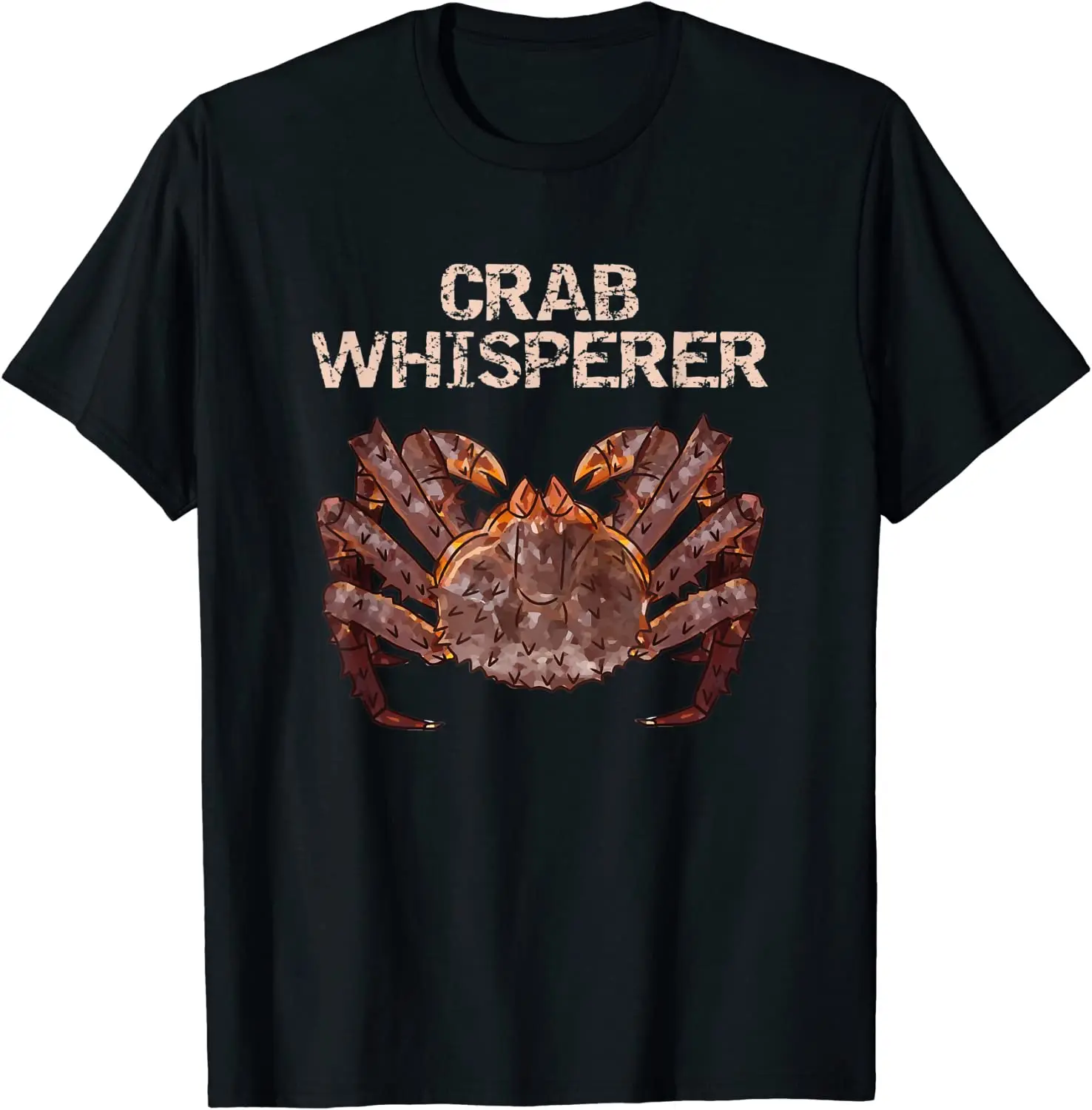 

Crab Whisperer | Alaskan King Crab T Shirt. 100% Cotton Short Sleeve O-Neck Casual T-shirts Loose Top New Size S-3XL