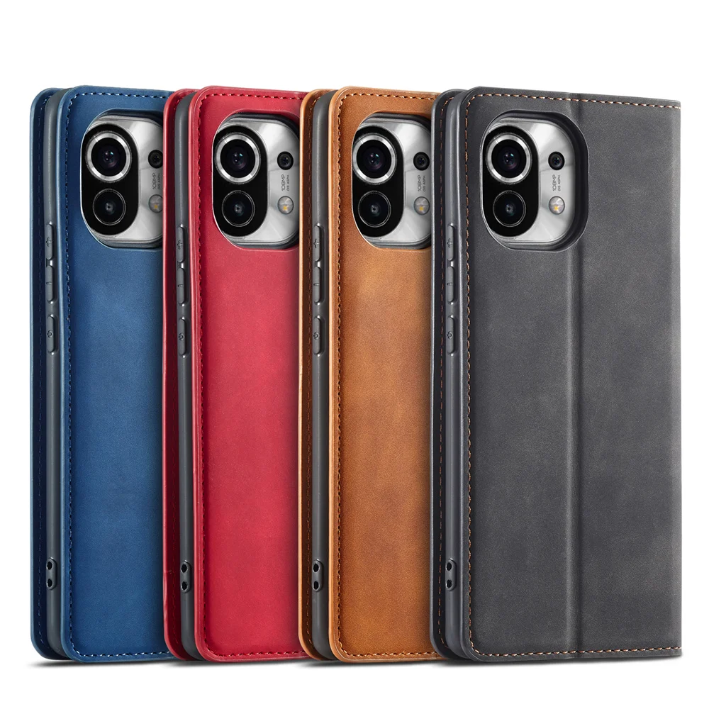 Nuovo Stile Flip Wallet Custodia In Pelle Per Xiaomi 11T 10T Lite Poco F4 X3 Gt F3 M3 M4 Redmi Note 11 10 9 S T 9A 9C 8 Pro Max Card S