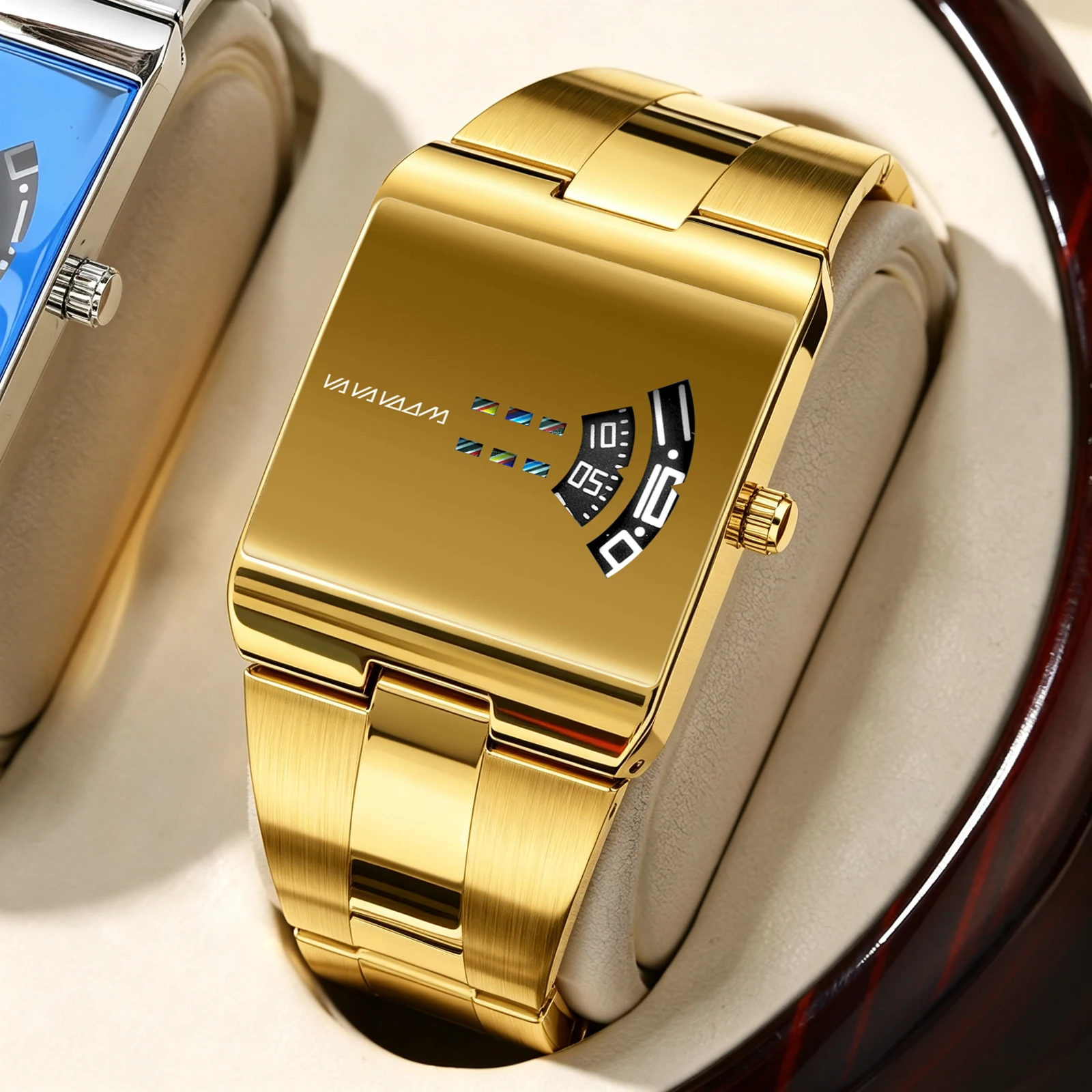 Luxury Stainless Steel Waterproof Quartz Watch for Men - Fashionable Casual & Business Timepiece