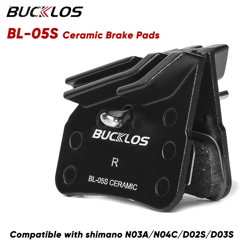 

BUCKLOS BL-05S Brake Pads Ceramic MTB Bike Hydraulic Brake Disc Pads for Bicycle MTB Brake Pads Fit SHIMANO N03A N04C D02S D03S