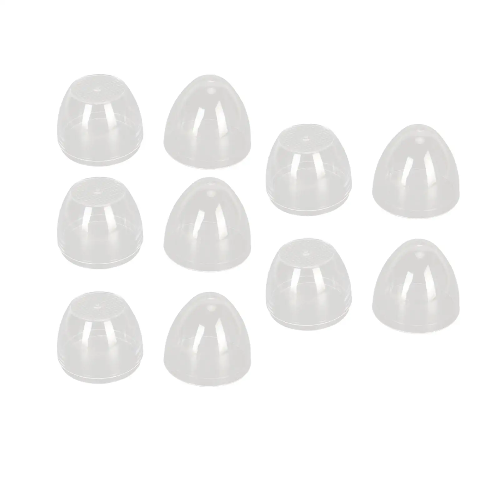 Transparent Plastic Egg Shaped Container for Makeup Sponge - Portable for cosplay and for stud Earrings 4