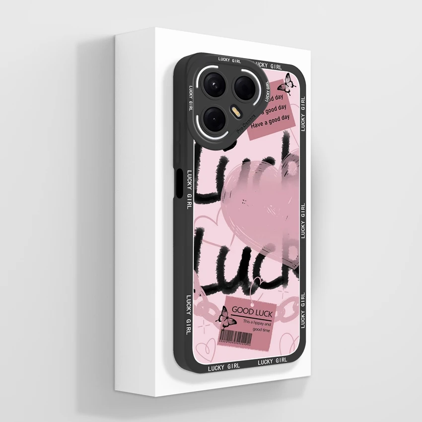 Shockproof Cute Dog Pattern Liquid Silicone Phone Case with Screen Protector