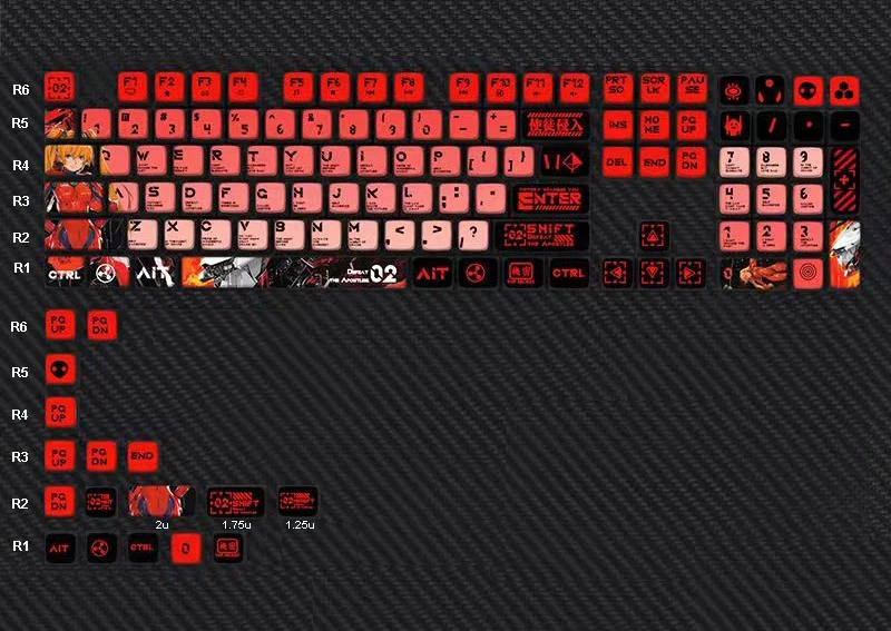 SAX Profile Pudding Keycaps PBT PC for Cherry MX Switches on 61 63 67 68 75 84 87 96 104 108 Mechanical Keyboards 5 S9280b711f05a4ad198e8a2959623dd4d2