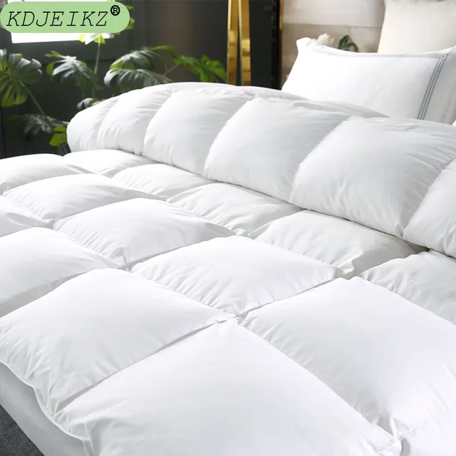 궁극의 수면 경험을 위한 KDJEIKZ 브레드 구스 다운 이불
