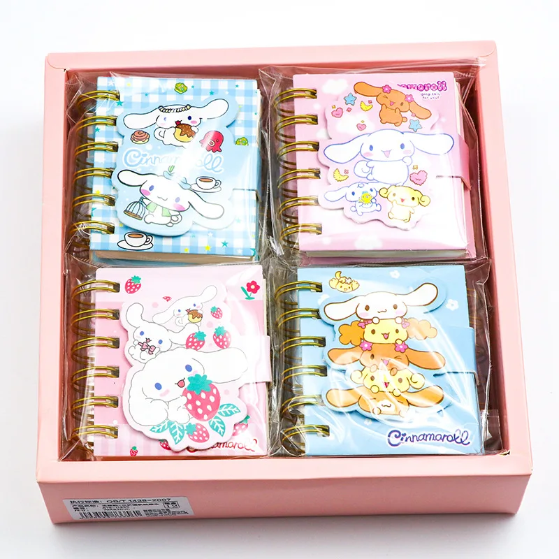 

16pcs Sanrio Magnetic Buckle Coil Book Cute Cartoon Mini Hand Ledger Notebook Notebook Gift Prizes Stationery Wholesale