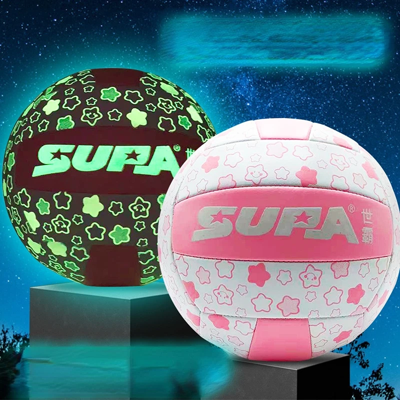 Size 5 Volleyball Glow In The Dark Fluorescent Shine Cool Personality Gift Dedicated Match Training Noctilucent Volleyball