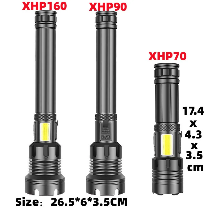 TORCIA 100000 LUMEN TATTICA/MILITARE LED RICARICABILE DA CAMPEGGIO ESTERNI