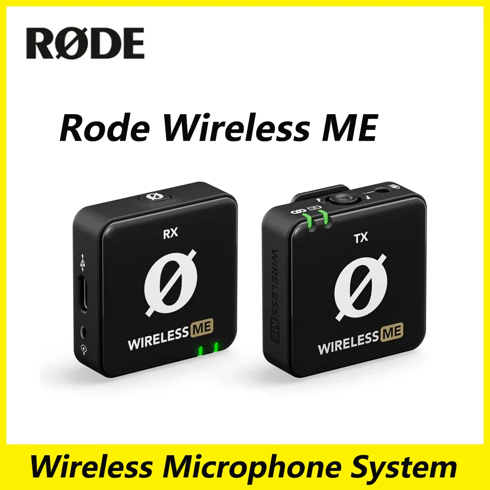 

Rode Wireless ME Wireless Microphone Camera Microphone Phone Lavalier 2.4GHz Transmission For Live Shooting Video Recording